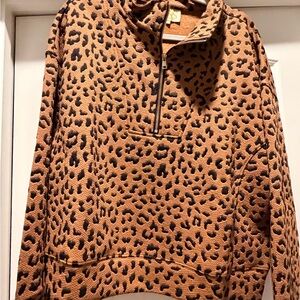 Leopard Print Women's Top
